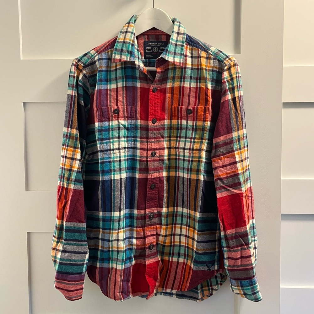 American Eagle Prep Fit Flannel